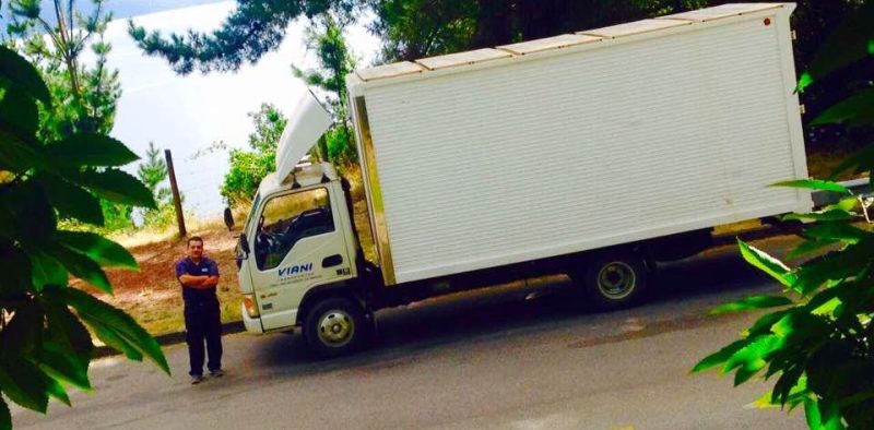 Camion 3 entre arboles